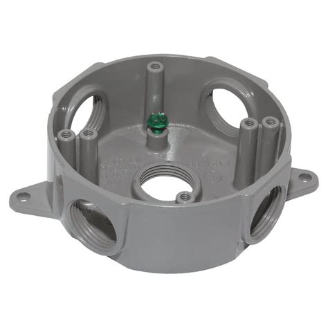 metal round pop in box|Electrical Boxes at Lowes.com.